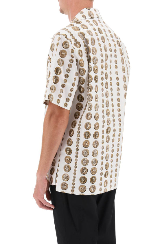 Dolce & gabbana coin print short sleeve shirt