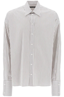  Dolce & gabbana "oversized striped poplin shirt