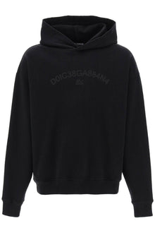  Dolce & gabbana hooded sweatshirt with logo print