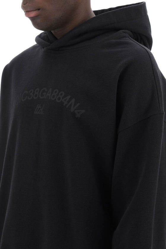 Dolce & gabbana hooded sweatshirt with logo print