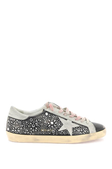  Golden goose super-star studded sneakers with