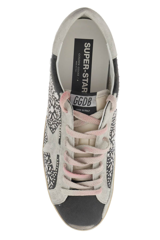 Golden goose super-star studded sneakers with