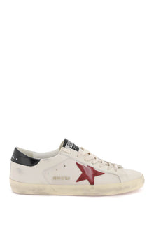  Golden goose "leather and mesh super-star double quarter sne