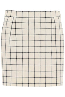  Marni check wool mini skirt