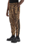 Dolce & gabbana leopard print nylon jogger pants for