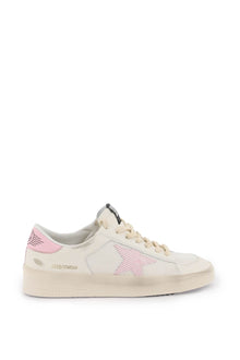  Golden goose mesh and leather stardan sneakers