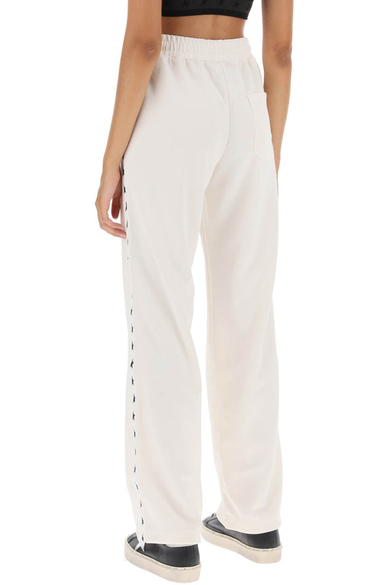 Golden goose dorotea track pants with star bands