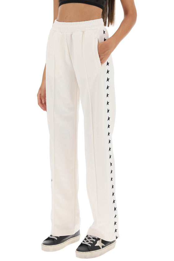 Golden goose dorotea track pants with star bands