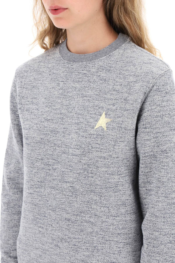 Golden goose athena sweatshirt with gold star