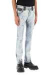 Dolce & gabbana re-edition jeans with leather detailing