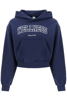  Sporty rich wellness cropped hoodie