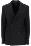 Homme girls slim fit double-breasted blazer