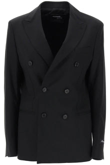 Homme girls slim fit double-breasted blazer