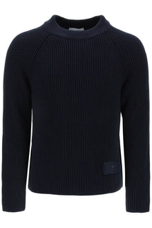  Ami paris cotton and wool crew-neck sweater