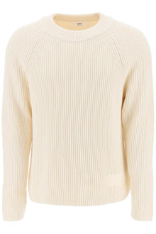  Ami paris cotton-wool crewneck sweater