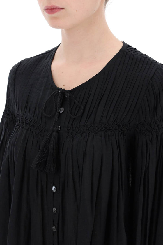 Isabel marant etoile "cotton abadi blouse for