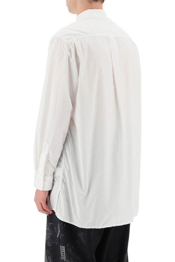 Yohji yamamoto classic cotton shirt with pocket