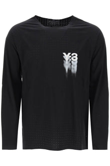  Y-3 long-sleeved technical jersey t-shirt for