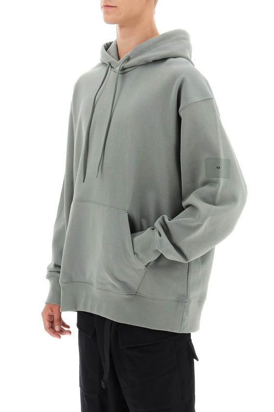 Y-3 hoodie in cotton french terry
