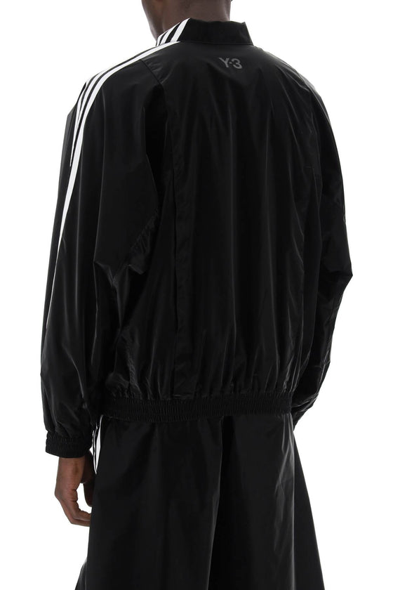 Y-3 lightweight glossy nylon jacket