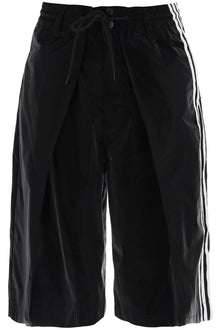  Y-3 shiny nylon bermuda shorts