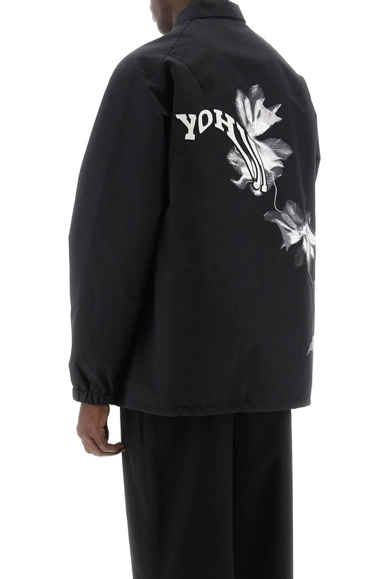 Y-3 coach jacket with print and patch