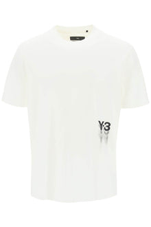  Y-3 t-shirt with gradient logo print
