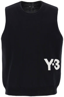  Y-3 "logo knit vest for