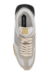 Tom ford james sneakers in lycra and suede leather