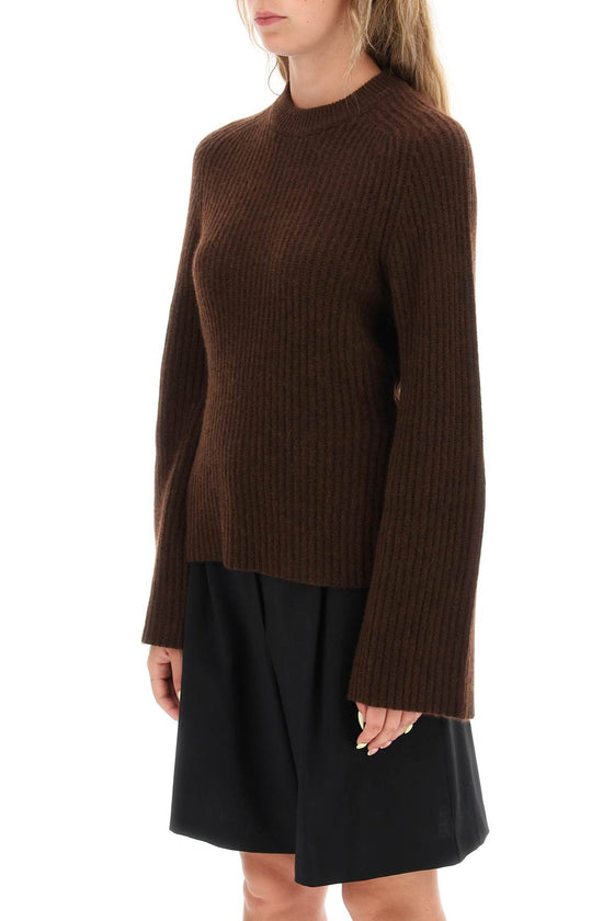 Loulou studio 'kota' cashmere sweater with bell sleeves