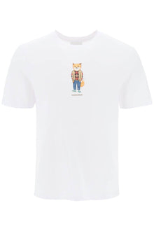  Maison kitsune dressed fox crew-neck t-shirt