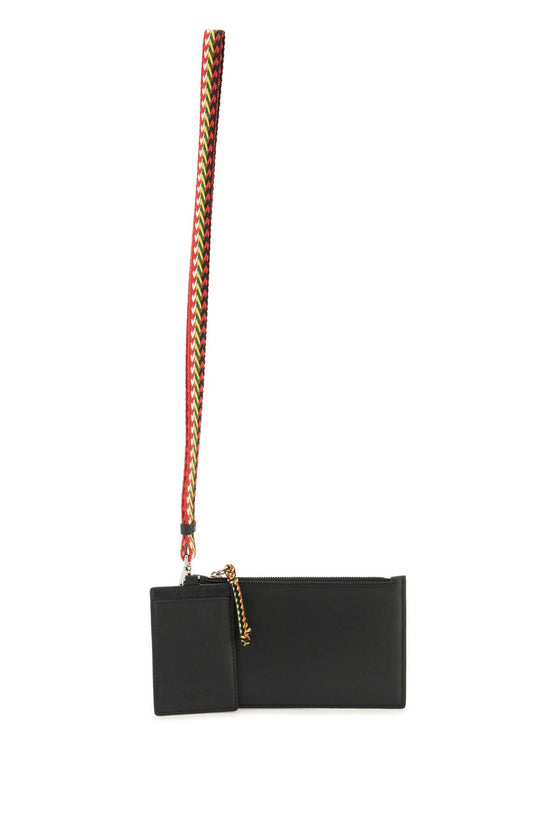 Lanvin double pouch with strap