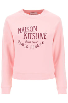  Maison kitsune crew-neck sweatshirt with print