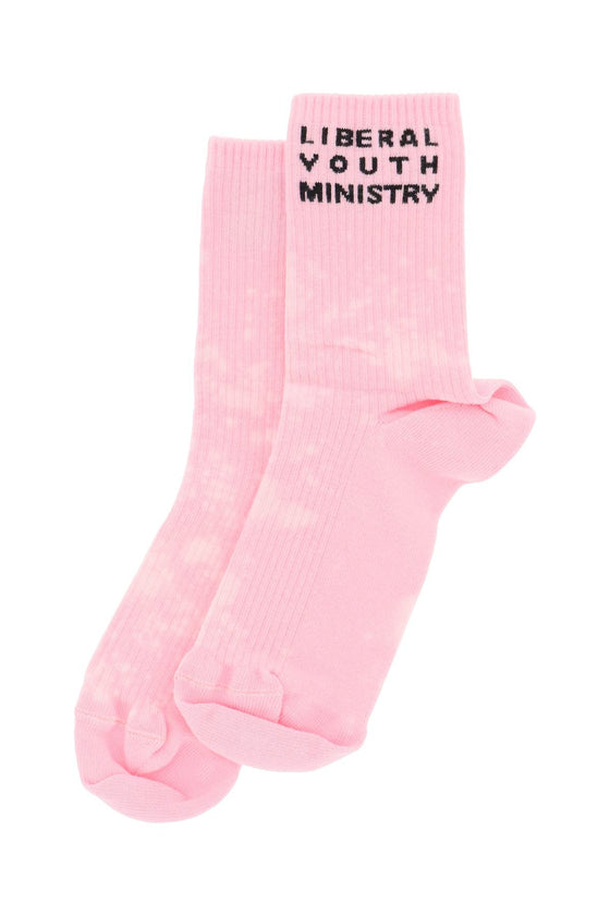 Liberal youth ministry logo sport socks