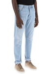 Brunello cucinelli leisure fit jeans with tapered cut