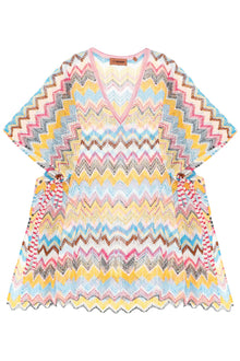  Missoni multicolor knit poncho cover-up