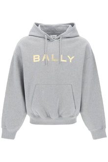  Bally metallic logo hoodie
