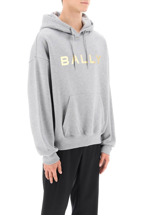Bally metallic logo hoodie