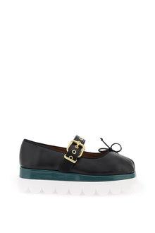  Marni nappa leather mary jane with notched sole