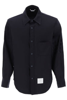  Thom browne 4-bar shirt in light wool
