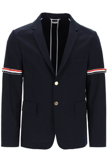  Thom browne deconstructed jacket with tricolor bands