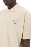 Maison kitsune "oversized polo shirt with bold fox