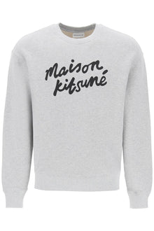  Maison kitsune crewneck sweatshirt with logo