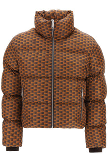  Bally short puffer jacket with pennant motif