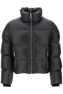  Bally cropped puffer jacket in ripstop