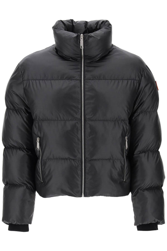 Bally cropped puffer jacket in ripstop