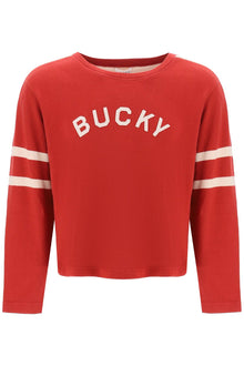  Bode bucky two-tone cotton sweater