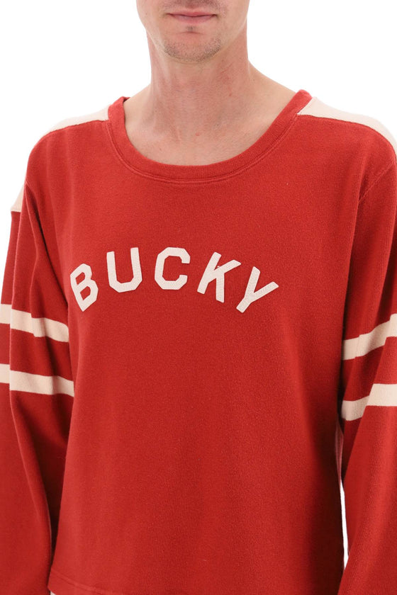 Bode bucky two-tone cotton sweater