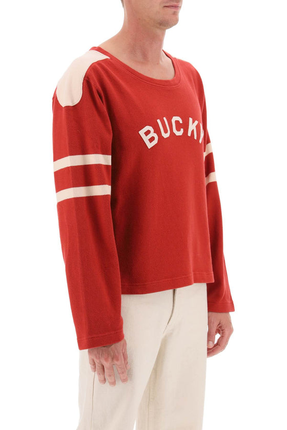 Bode bucky two-tone cotton sweater