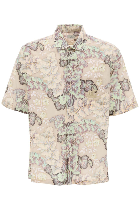 Etro short-sleeved floral shirt